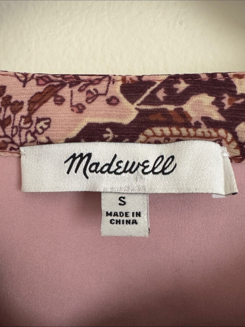 Madewell Kaleidoscope Boho Peasant Blouse, Size Small - Picture 4 of 11
